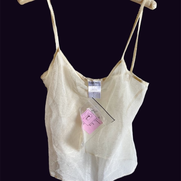 ✨🍓Authentic Chanel silk camisole✨🍓 - Picture 1 of 14